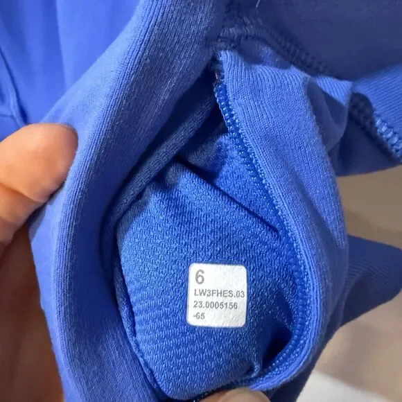 Lululemon Womens It’s Rulu Run Size 6 Cropped Half Zip Pullover - Picture 8 of 9